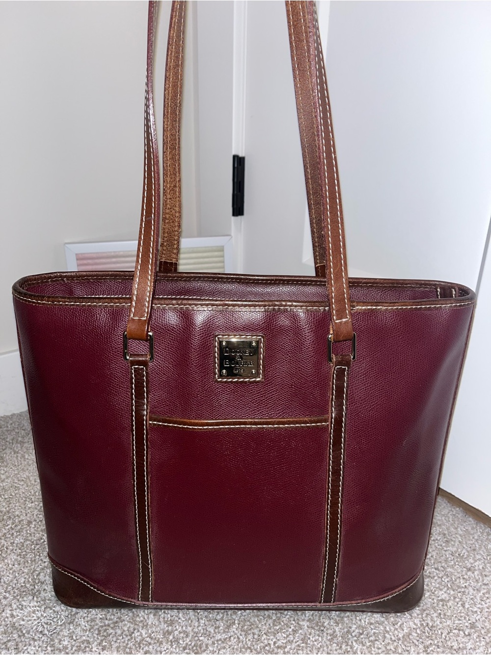 Dooney & Bourke Burgundy Cynthia Tote